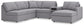 Modmax - U-Shaped Sectional - Granite
