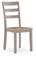 Harperfeld - Dining Room Side Chair (Set of 2) - Natural / Gray