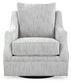 Gubbins - Swivel Accent Chair - Gray