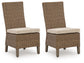 Laguna Heights - Side Chair With Cushion (Set of 2) - Beige
