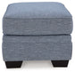 Carissa Manor - Ottoman - Denim