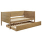 Calinda - Wood Twin Daybed With Trundle - Natural