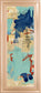 Composition 4a By Melissa Wang - Framed Print Wall Art - Light Blue