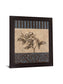 Blue Tranquility Bloom - 28" x 34" Framed Wall Art - Beige