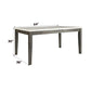 Merel - Dining Table - White Marble Top & Gray Oak