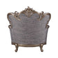 Elozzol - Chair With Pillow - Fabric & Antique Bronze