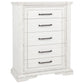 Mckinney - 5-Drawer Bedroom Chest Of Drawers - Vintage White