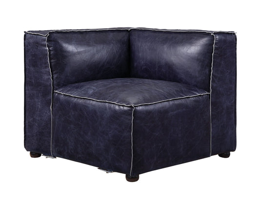 Birdie - Modular Wedge - Vintage Blue Top Grain Leather