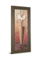 Flower In Vase I - Framed Print Wall Art - Light Brown