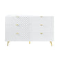 Gaines - 55" Dresser - White High Gloss