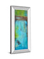 Fisher Island Il By Erin Ashley - Mirror Framed Print Wall Art - Light Blue