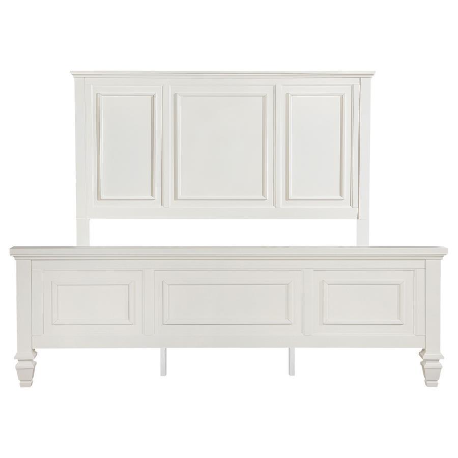 Sandy Beach - 63" Panel Bed with High Headboard