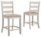 Skempton - Upholstered Barstool (Set of 2) - White