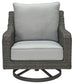 Elite Park - Swivel Lounge w/ Cushion - Gray