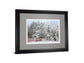 Frosty Morning By Mike Jone - Framed Print Wall Art - Gray