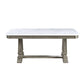 Zumala - Dining Table - Marble Top & Weathered Oak