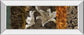 Evanescent Il By Keith Mallet - Mirror Framed Print Wall Art - Dark Brown