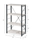 Jurgen - Bookshelf - Antique White & Black