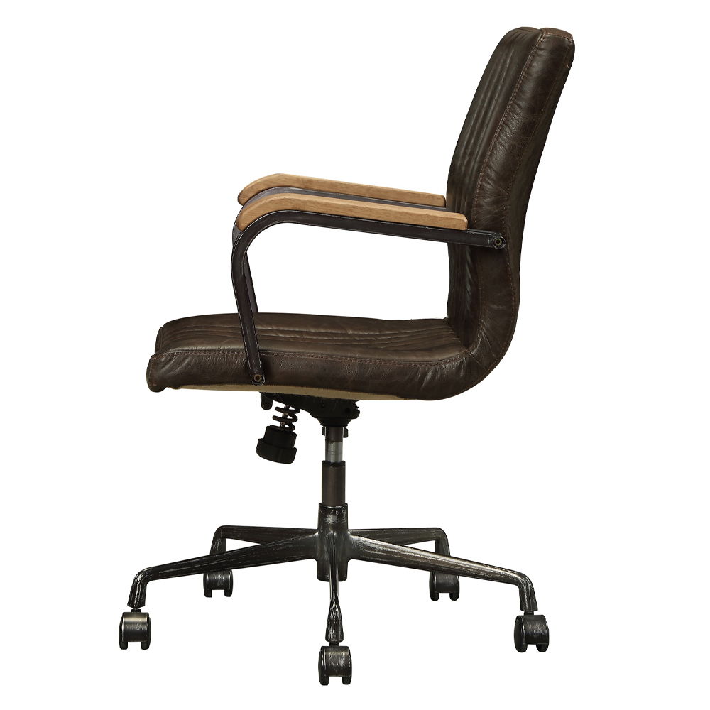 Joslin - Office Chair - Distress Chocolate Top Grain Leather