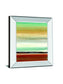 Horizon Lines II By Tesla Mirrored Frame - Light Brown