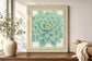 22x26 Pastel Succulent III By Tim OToole - Green