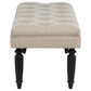 Marsha - 52" Upholstered Entryway Accent Bench - Latte