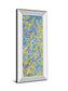 Spring Poplars I By Sharon Chandler - Mirror Framed Print Wall Art - Light Blue