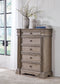 Blairhurst - Five Drawer Chest - Light Grayish Brown