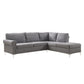 Melvyn - Sectional Sofa - Gray Fabric