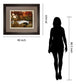 Bow Bridge By Tom Reeves - Framed Print Wall Art - Light Brown