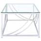 Lille - Glass Top Entryway Sofa Console Table Accents