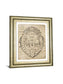 Letter Crest IIa Vintage V2 By Wild Apple Portfolio - Framed Print Wall Art - Beige