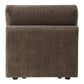 Theodore - Modular Armless Chair - Brown Chenille