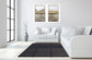 Hand Painted Textured Canvas (Set of 2) - Dark Gray