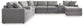 Modmax - U-Shaped Sectional - Granite