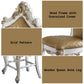 Picardy - Counter Height Chair (Set of 2) - Butterscotch Synthetic Leather & Antique Pearl