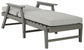 Visola - Chaise Lounge with Cushion - Gray