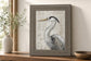 22x26 Grey Heron II By Tim OToole - Dark Gray