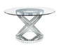 Ornat - 31" Dining Table - Faux Square Diamonds
