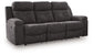 Brysonview - Reclining Sofa - Charcoal