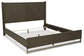 Arkenton - 5 Pc. - Dresser, Mirror, King Panel Bed - Grayish Brown