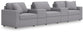 Modmax - Straight Sectional - Granite