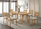 Duncan - 7 Piece Rectangular Wood Dining Table Set - Washed Oak