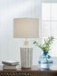 Imre - Poly Table Lamp - Distressed Brown