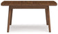 Lyncott - Rectangular Dining Room Butterfly Extension Table - Brown