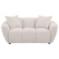 Destino - Chenille Upholstered Splayed Arm Loveseat - Greige