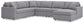Modmax - U-Shaped Sectional - Granite