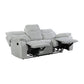 Chablis - Reclining Sofa - Mist Gray