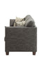 Laurissa - Sofa With 4 Pillows - Light Charcoal Linen