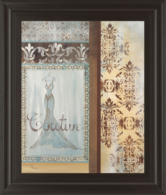 Couture By Hamkimipour-ritter - Framed Print Wall Art - Beige